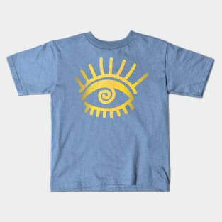 Aztec eye - tribal design Kids T-Shirt